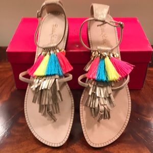 Lilly Pulitzer sandals - New in Box